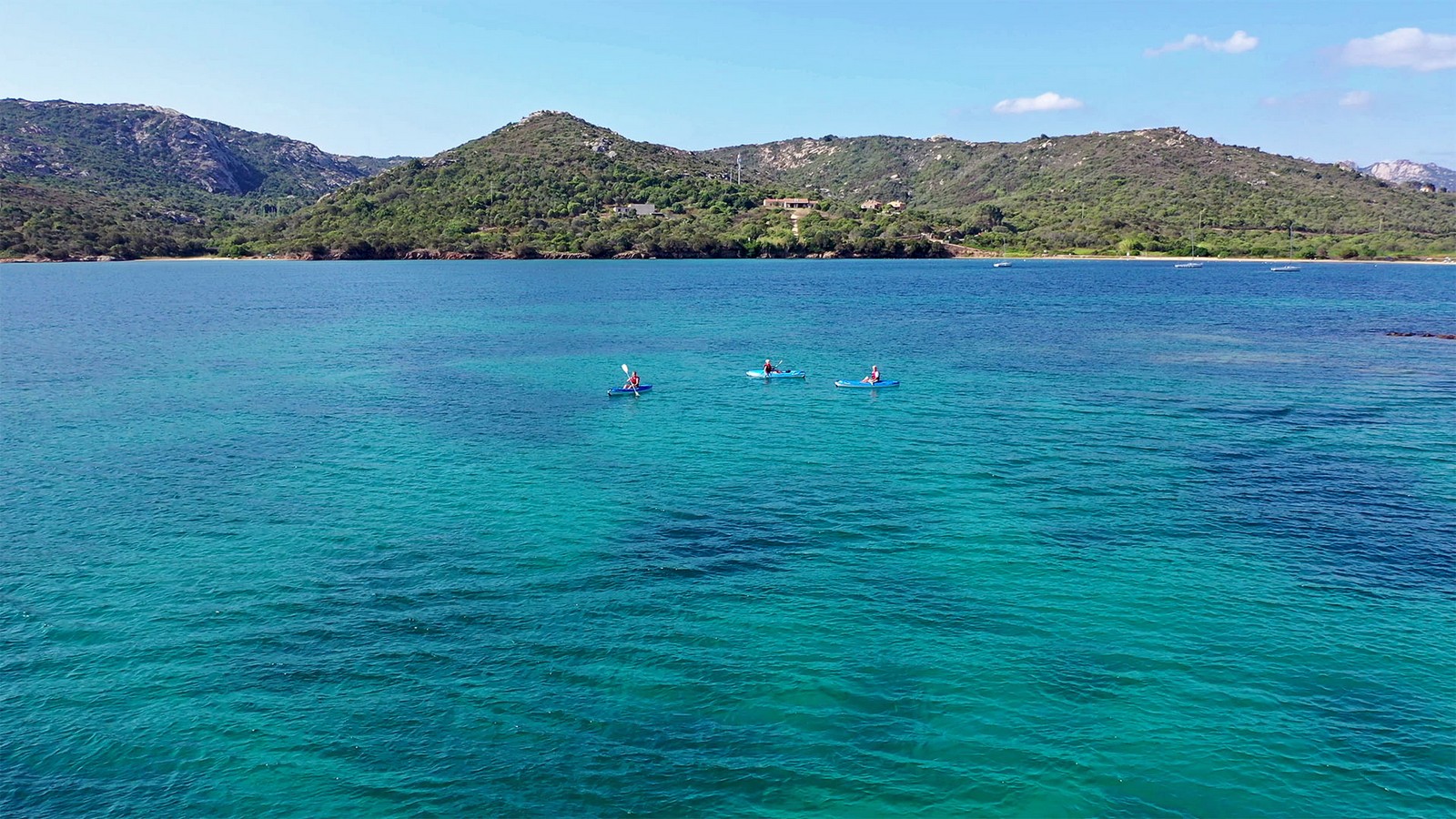 Small hidden beaches are just a few paddles away